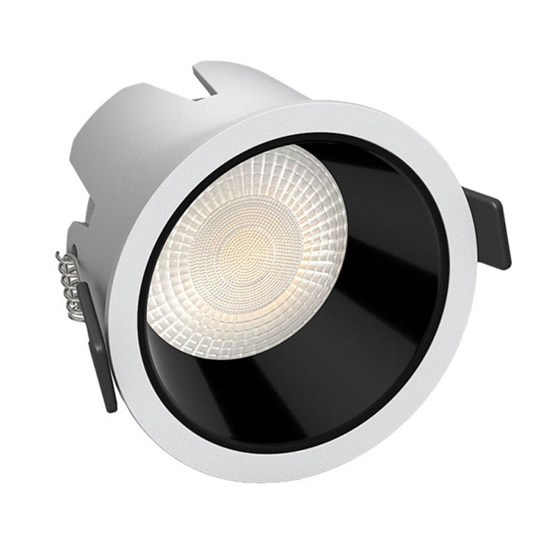 5 Inch Black Interior Frosted LED Downlights 20W Recessed Light Can